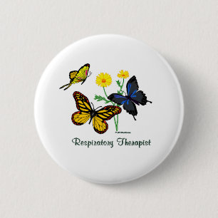 Andningsbehandling Butterflies Knapp