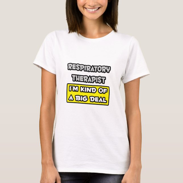 Andningsbehandling ... Jag är en stor affär T-shirt (Framsida)