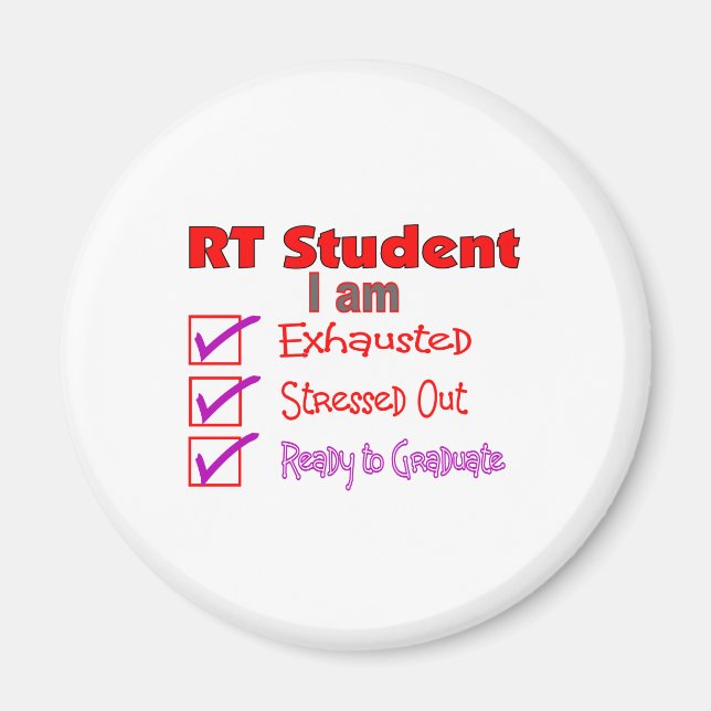 Andningsbehandling Student - Stressat ut! Magnet (Framsidan)