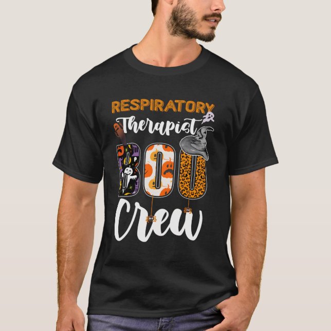 Andningsläkare Boo Crew Ghost Therapy Hallo T Shirt (Framsida)