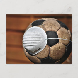 Andningsskydd för fotboll vykort