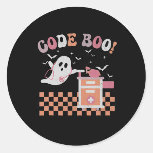 Andningsskydd Halloween kod Boo Spooky Re Runt Klistermärke