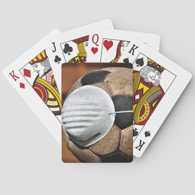 Andningsskydd vid fotboll casinokort (Baksidan)