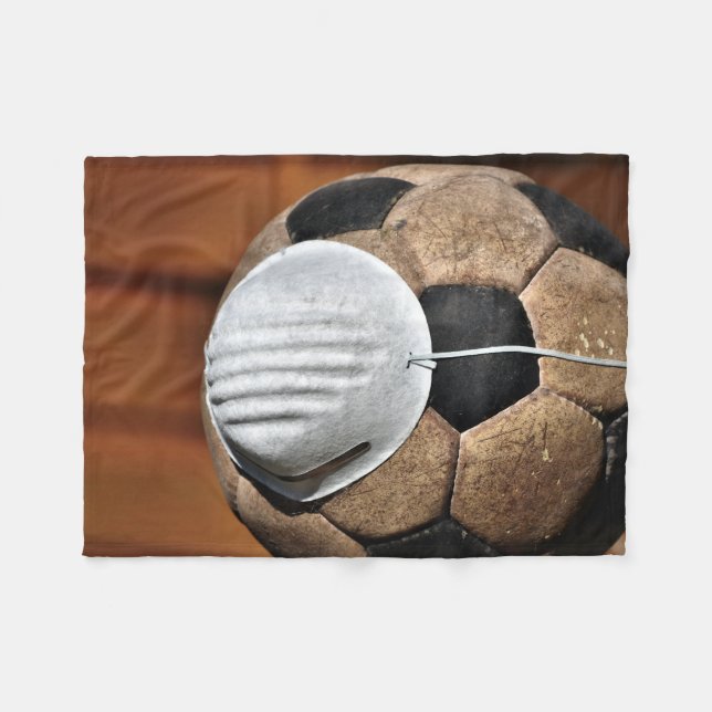 Andningsskydd vid fotboll fleecefilt (Framsidan (Horisontell))