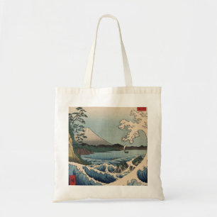 Ando Hiroshige - Sea at Satta i provinsen Suruga Tygkasse