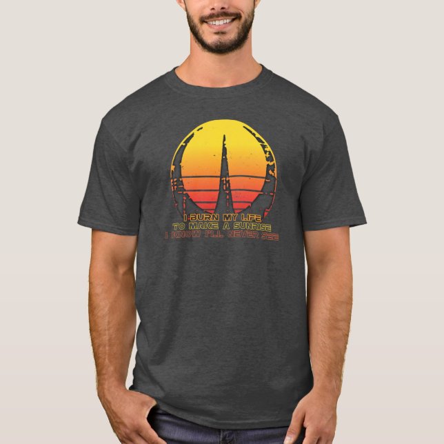 Andor soluppgång rolig t shirt (Framsida)