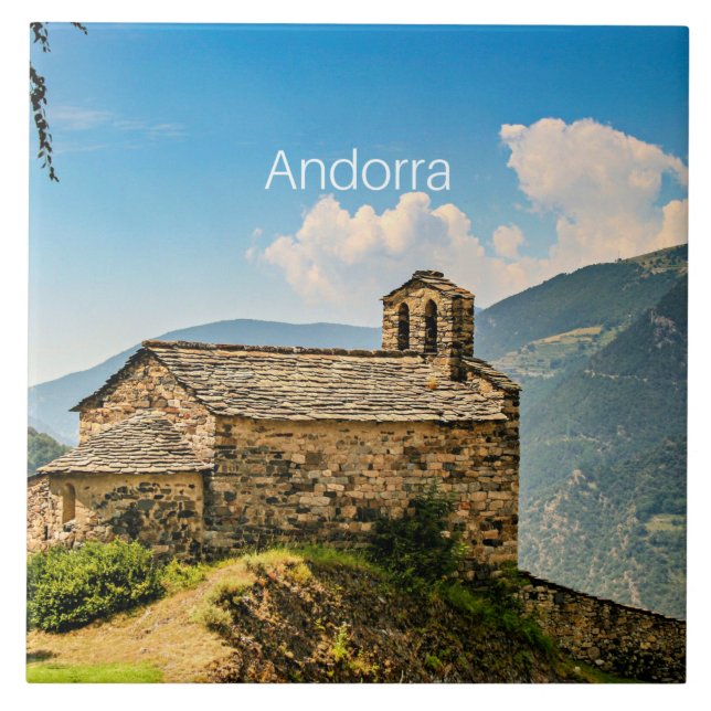 Andorra, bergsområdet Pyrenéerna Kakelplatta (Framsidan)