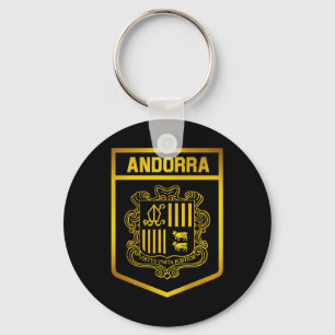 Andorra Emblem Nyckelring