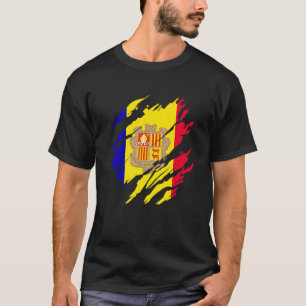 Andorra Flagga Andorra T Shirt
