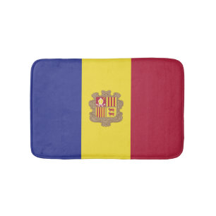 Andorra flagga badrumsmatta