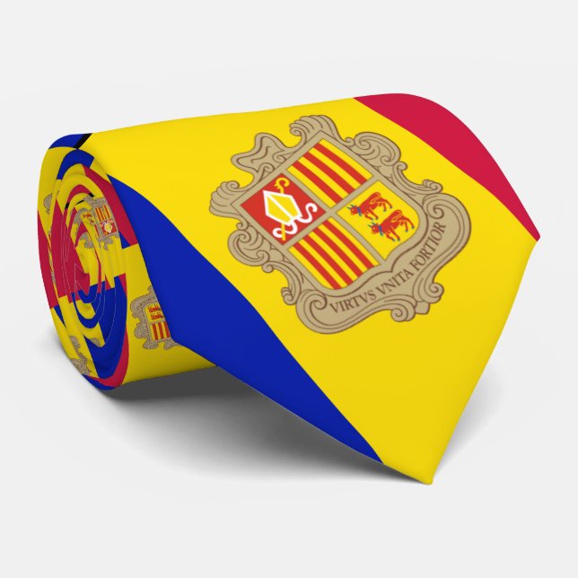 Andorra Flagga, Flagga Andorra Slips (Rullad)