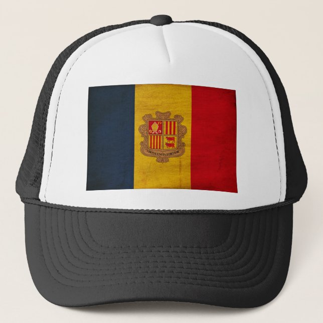 Andorra flagga keps (Framsida)