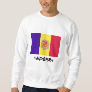 Andorra flagga långärmad tröja