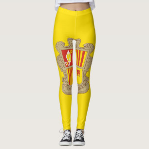 Andorra Flagga Leggings