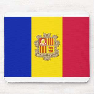 Andorra Flagga Musmatta