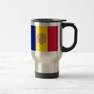 Andorra flagga resemugg
