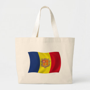 Andorra Flagga Shoppingväska Jumbo Tygkasse