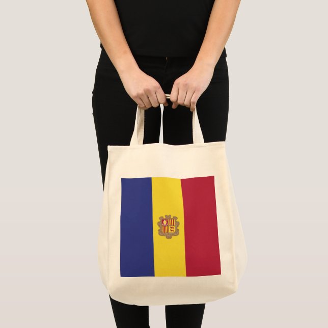Andorra flagga tygkasse (Framsida (produkt))