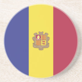 Andorra flagga underlägg