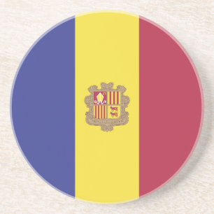 Andorra flagga underlägg