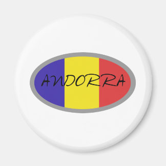 Andorra-flagga utformning! magnet