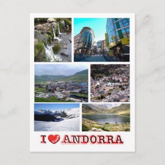 Andorra - I Kärlek - Vykort