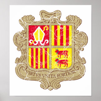 Andorra Jackar om Arm Poster