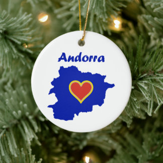 Andorra Julgransprydnad Keramik