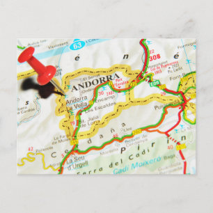 Andorra la Vella, Andorra Vykort