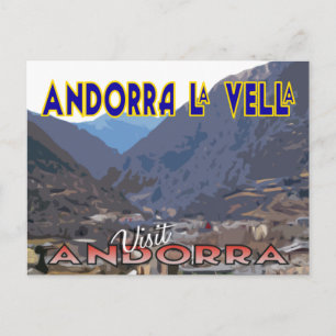 Andorra La Vella, besöka Andorra Vykort