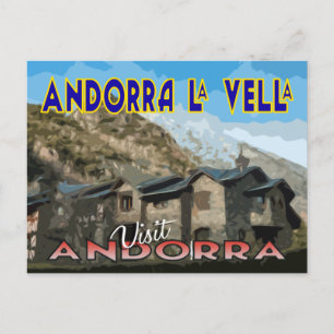Andorra La Vella, besöka Andorra Vykort
