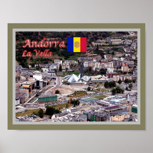 Andorra - La Vella - Poster (Framsidan)