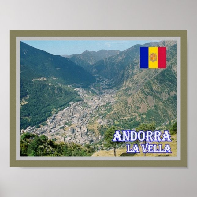Andorra - La Vella - Poster (Framsidan)