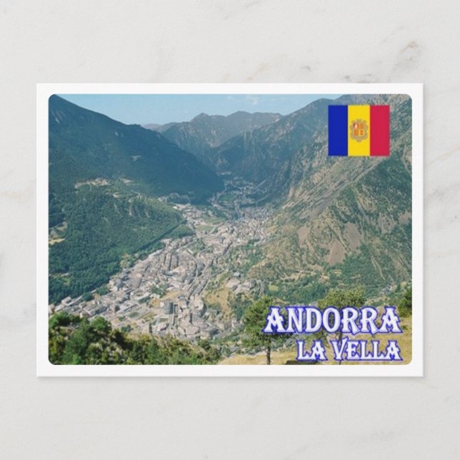 Andorra - La Vella - Vykort (Framsida)