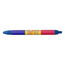 Andorra Land Flagga Retractable Ballpoint Pen