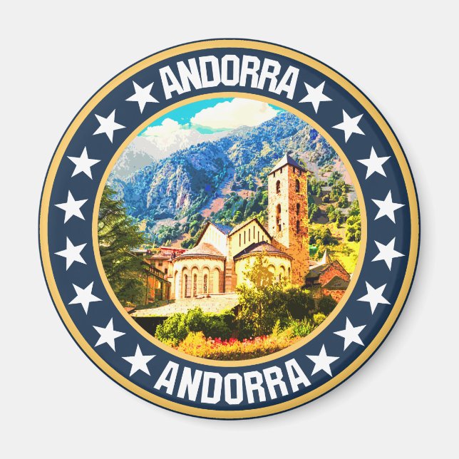 Andorra Magnet (Framsidan)