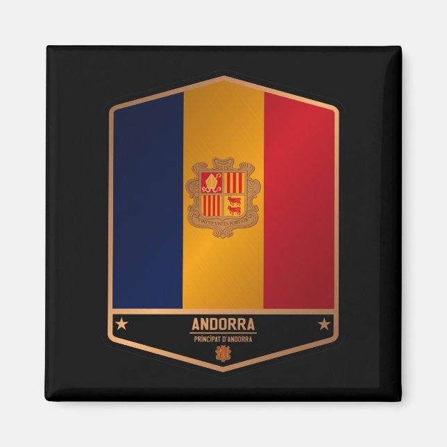 Andorra Magnet (Framsidan)