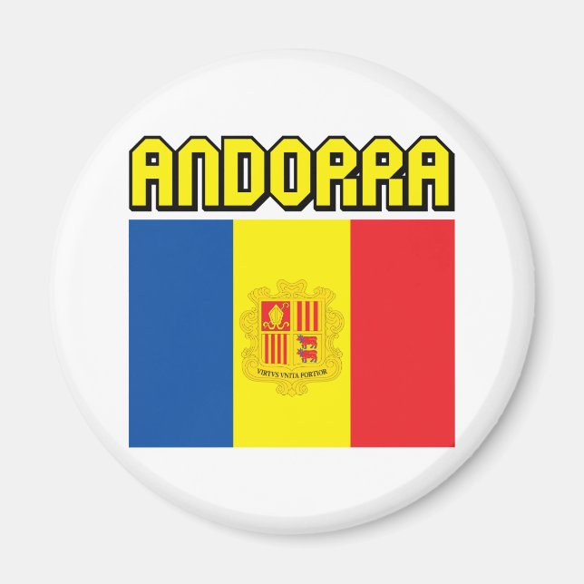Andorra Magnet (Framsidan)