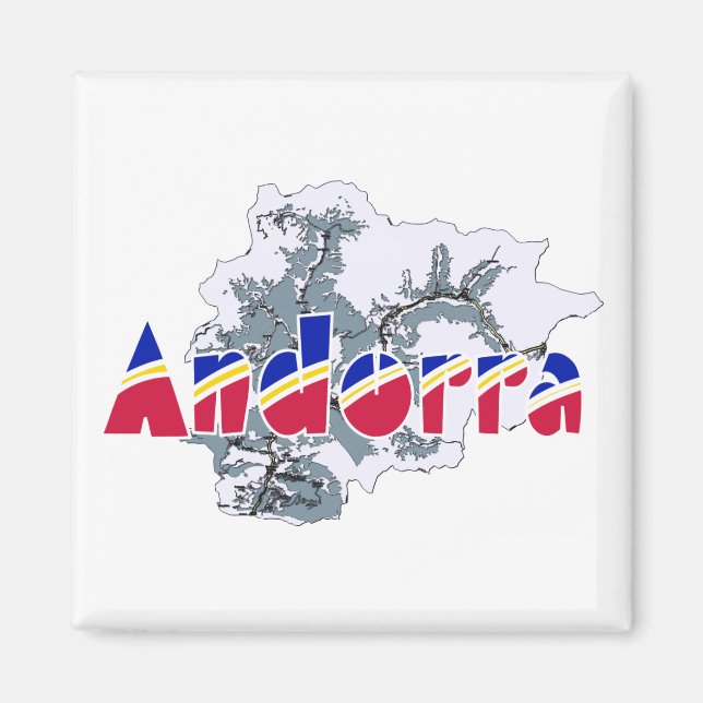 Andorra Magnet (Framsidan)