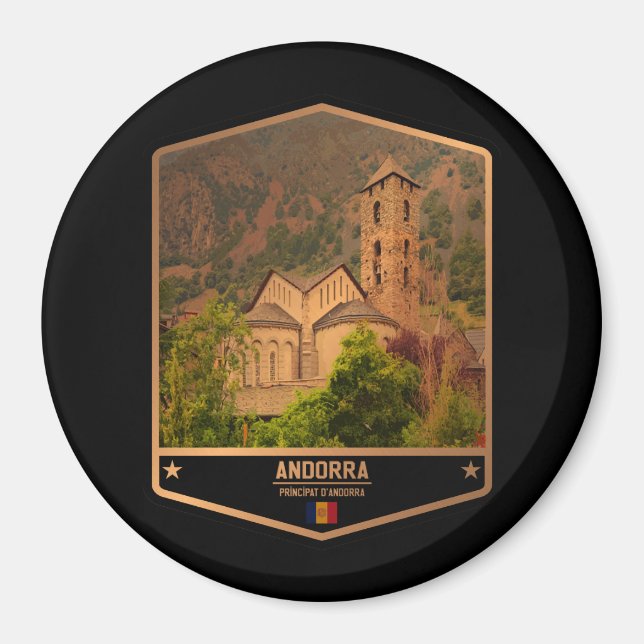 Andorra Magnet (Framsidan)