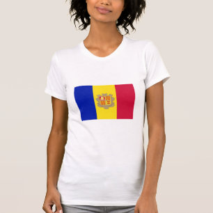 Andorra National Flagga Tröja