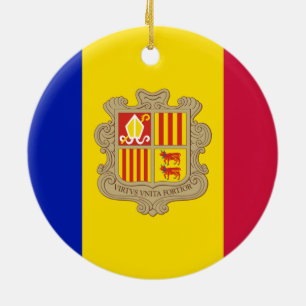 Andorra Ornament flagga