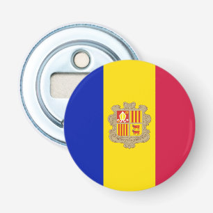 Andorra patriotiska flagga flasköppnare