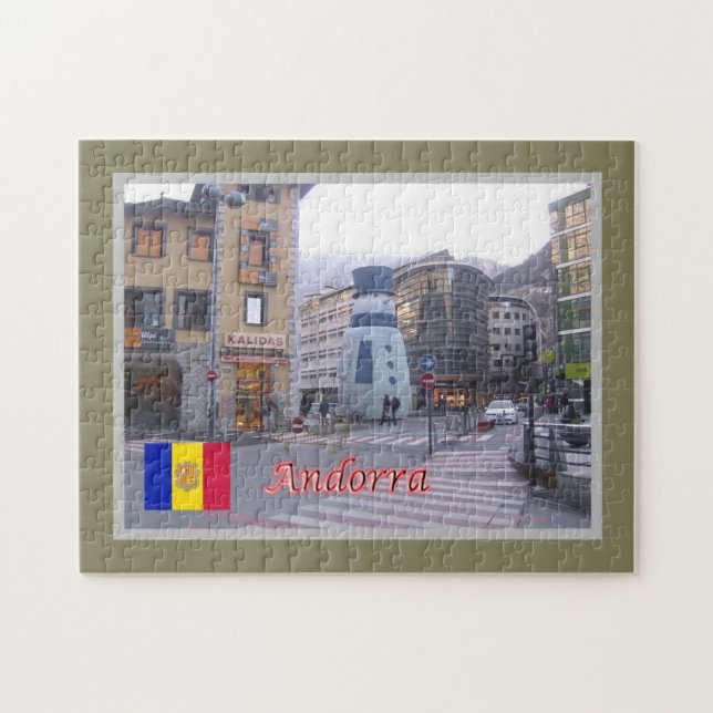 Andorra - pussel (Horisontell)