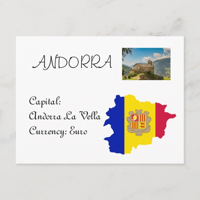 Andorra Vykort (Framsida)