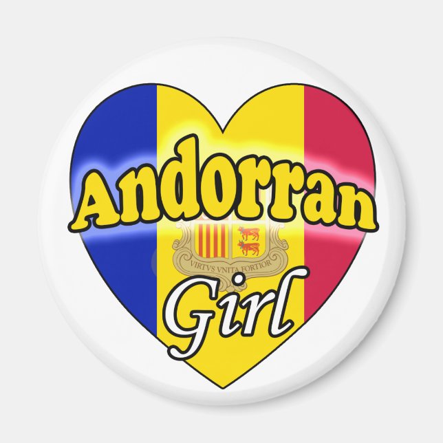 Andorran Girl Magnet (Framsidan)