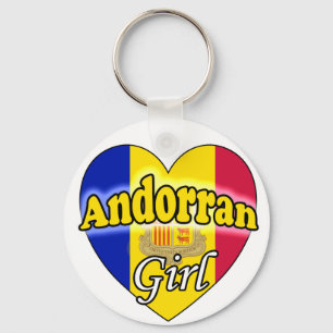 Andorran Girl Nyckelring