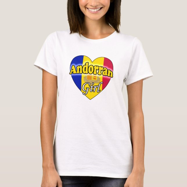 Andorran Girl T-shirt (Framsida)