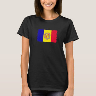 Andorranska flaggan Andorra T Shirt
