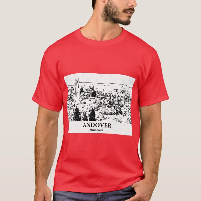 Andover Minnesota T Shirt (Framsida)